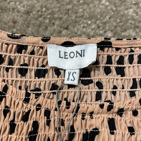 NWT Women’s Petal and Pup Emley Dress Beige Cheetah Print Size XS - Picture 4 of 5